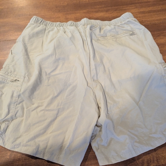 Columbia Tan Hybrid Swim Shorts Lightweight Elastic Waist - Picture 8 of 10